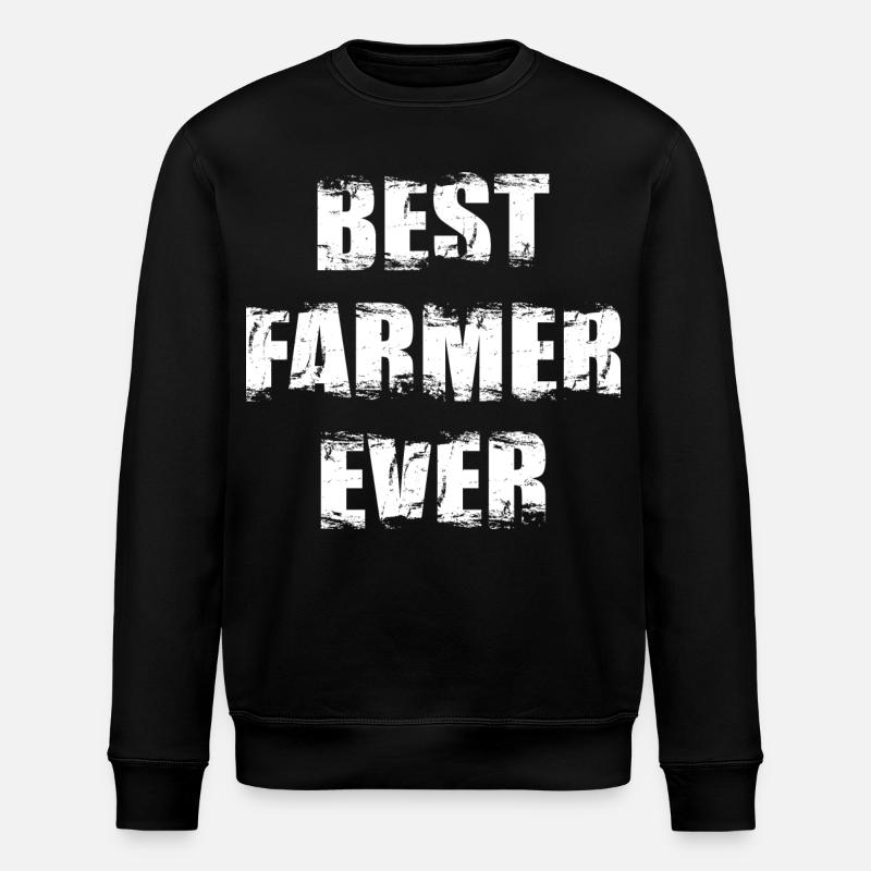 Best Farmer Ever - Stanley/Stella Unisex Bio-Sweatshirt ROLLER - Schwarz