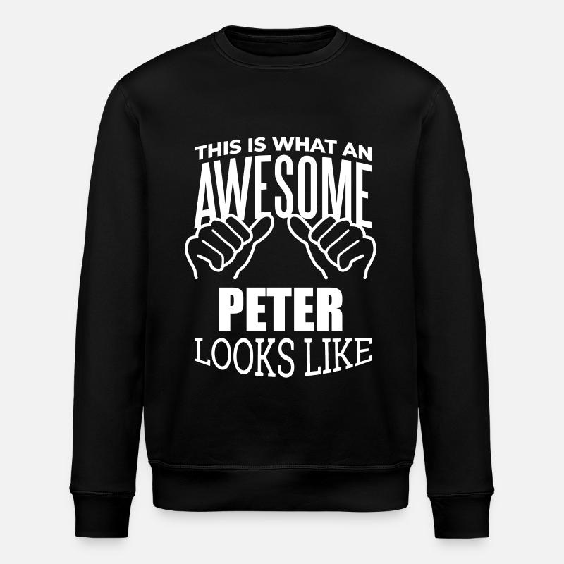Peter - Stanley/Stella ROLLER Unisex Organic Sweatshirt - black