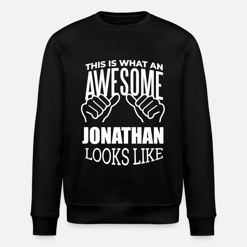 Jonathan - Stanley/Stella ROLLER Unisex Organic Sweatshirt - black