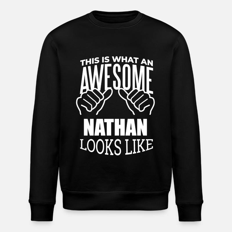 Nathan - Stanley/Stella Unisex Bio-Sweatshirt ROLLER - Schwarz