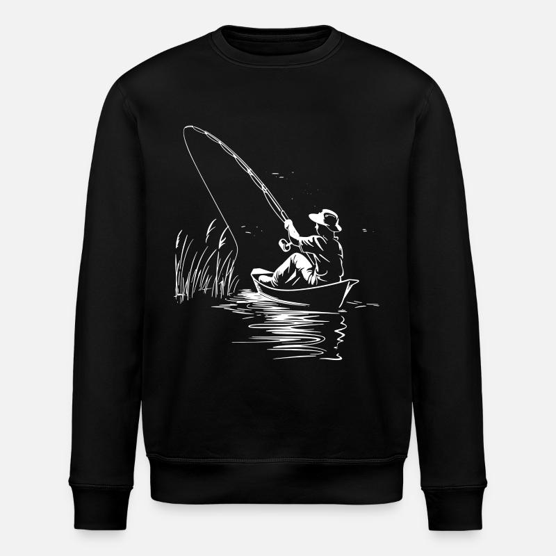 Pêche - Sweat bio ROLLER Stanley/Stella Unisexe - noir