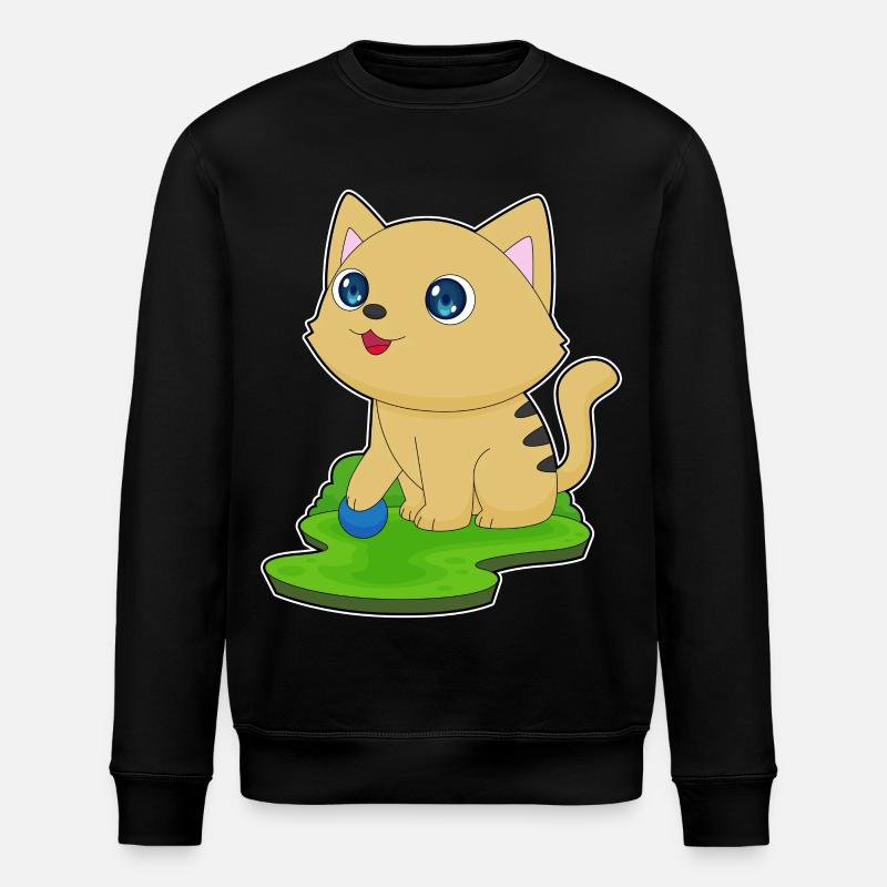 Jeu de chat - Sweat bio ROLLER Stanley/Stella Unisexe - noir