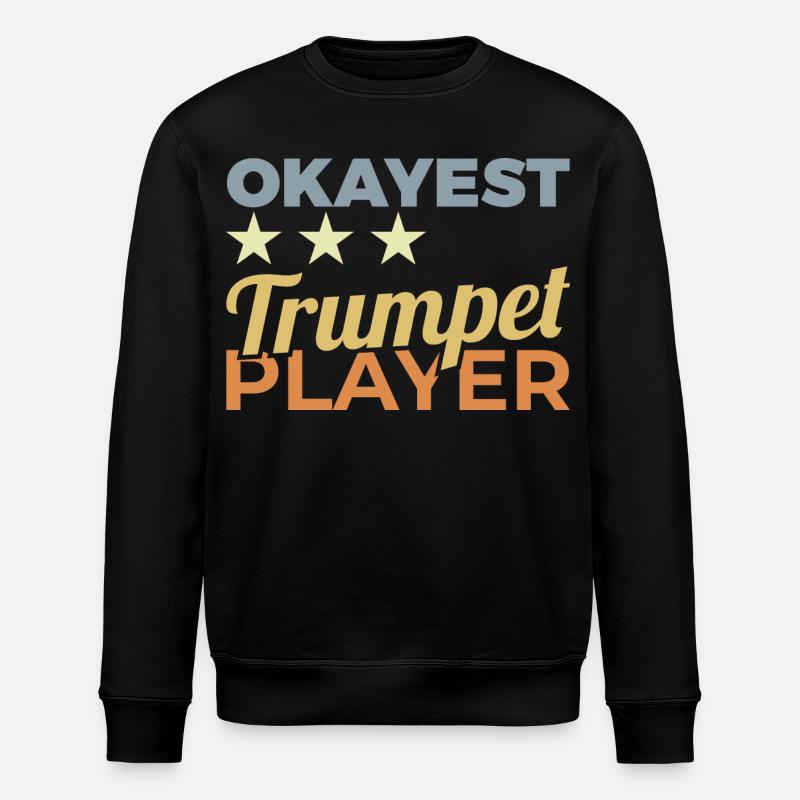 Durchschnittlicher Trompeter - Stanley/Stella Unisex Bio-Sweatshirt ROLLER - Schwarz