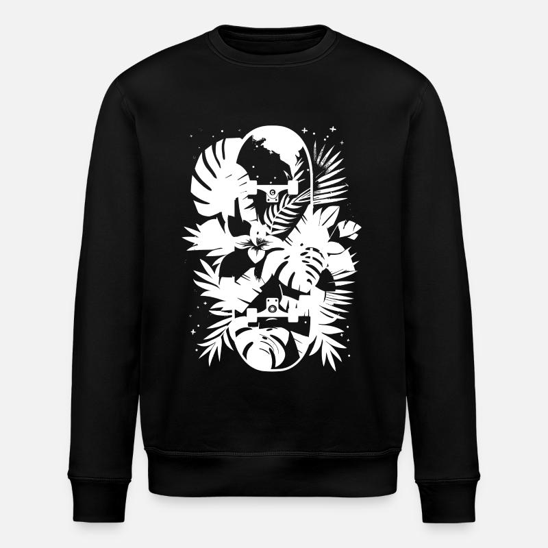 Graphismes de skateboard - Sweat bio ROLLER Stanley/Stella Unisexe - noir