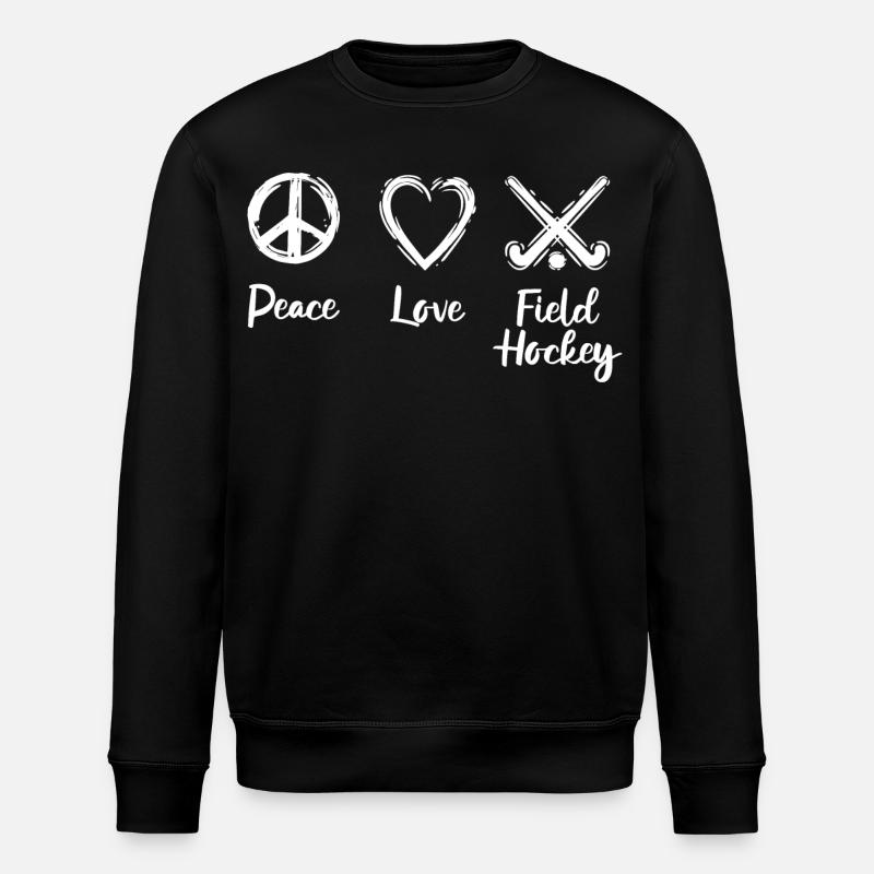 Hockey sur gazon Peace Love - Sweat bio ROLLER Stanley/Stella Unisexe - noir