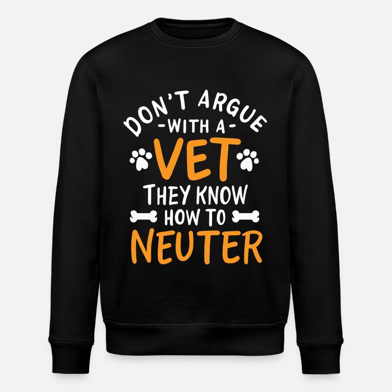 Tierarzt - Stanley/Stella Unisex Bio-Sweatshirt ROLLER - Schwarz