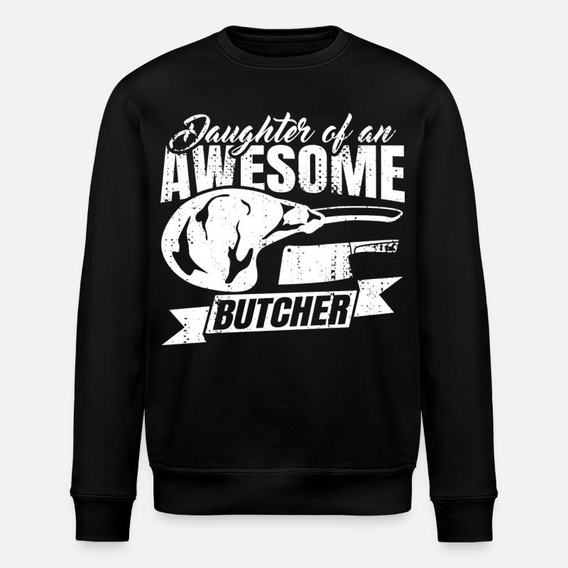 Metzger Tochter - Stanley/Stella Unisex Bio-Sweatshirt ROLLER - Schwarz