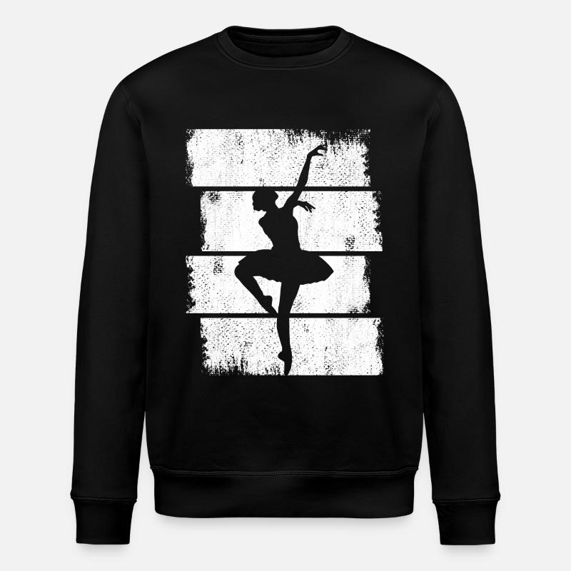 Dessin de danseuse de ballet - Sweat bio ROLLER Stanley/Stella Unisexe - noir