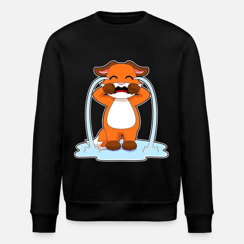 Fox Tears - Stanley/Stella ROLLER Unisex Organic Sweatshirt - black