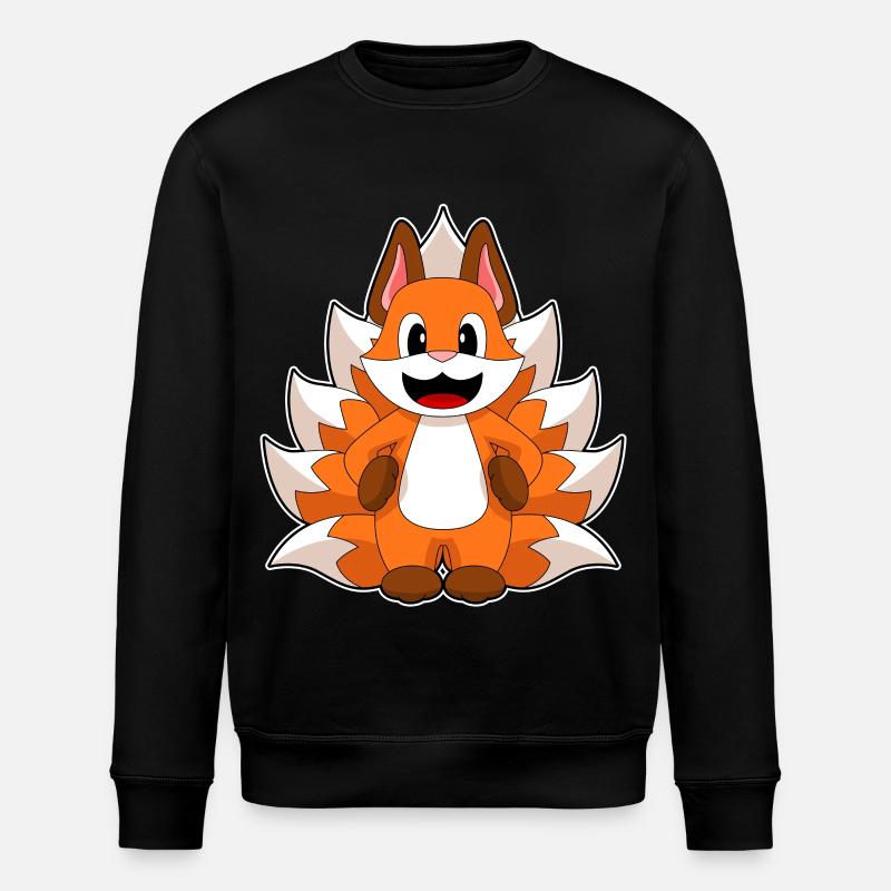 Lustiger Fuchs - Stanley/Stella Unisex Bio-Sweatshirt ROLLER - Schwarz