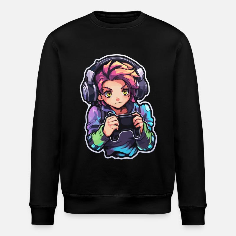 Gamer Anime Look - Sweat bio ROLLER Stanley/Stella Unisexe - noir