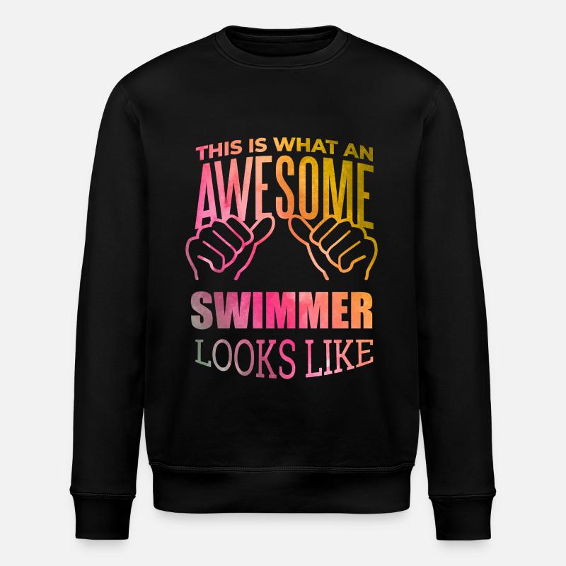 Schwimmer - Stanley/Stella Unisex Bio-Sweatshirt ROLLER - Schwarz