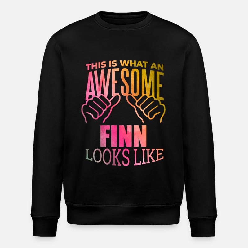 Finlande - Sweat bio ROLLER Stanley/Stella Unisexe - noir