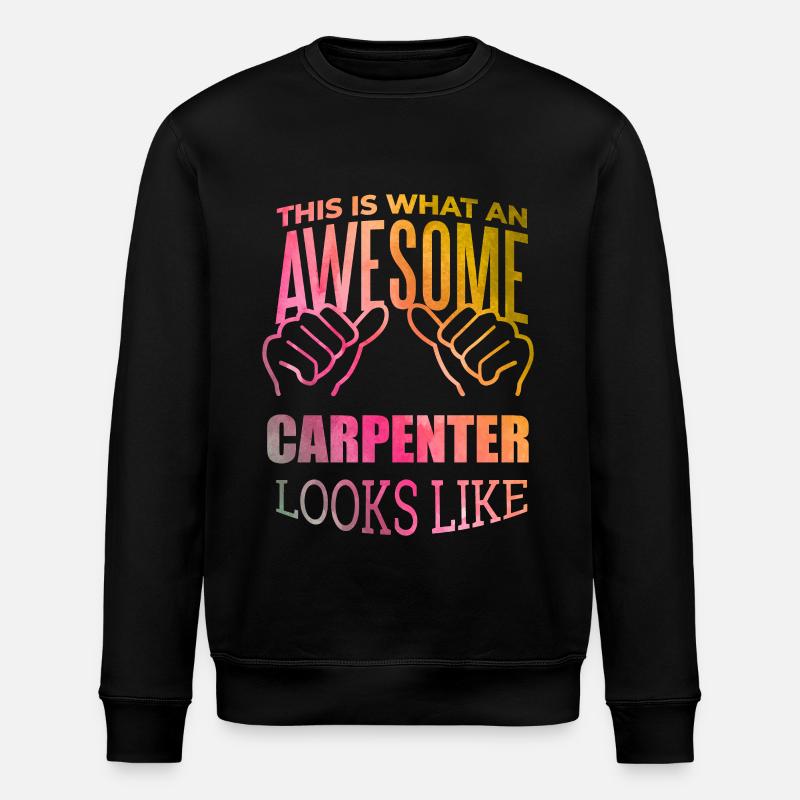 Carpentry - Stanley/Stella ROLLER Unisex Organic Sweatshirt - black