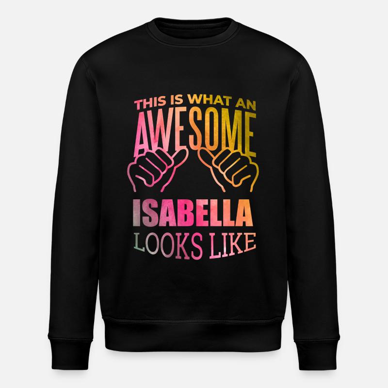 Isabella - Sweat bio ROLLER Stanley/Stella Unisexe - noir