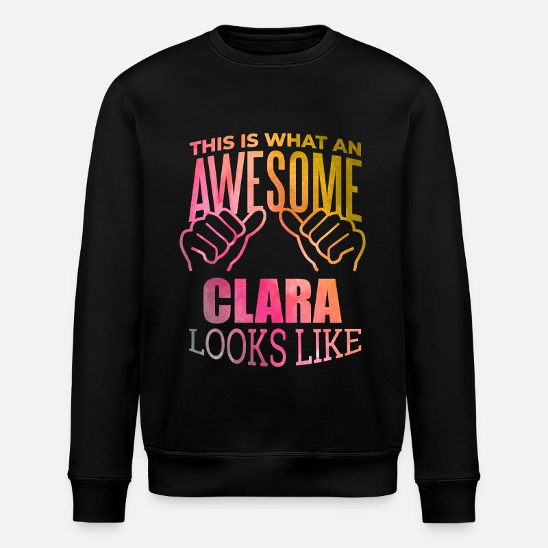 Clara - Stanley/Stella Unisex Bio-Sweatshirt ROLLER - Schwarz