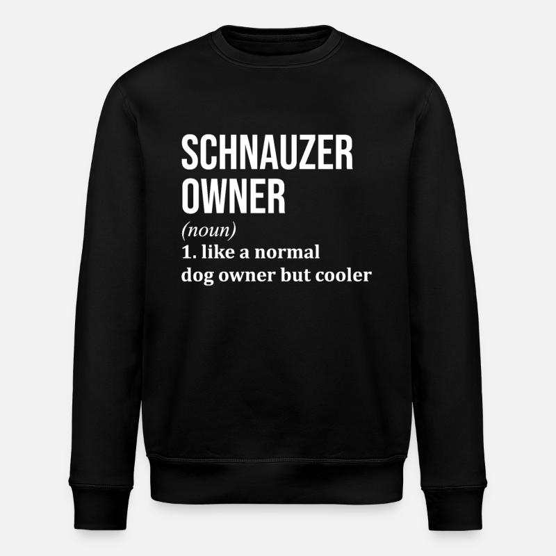Schnauzer - Stanley/Stella Unisex Bio-Sweatshirt ROLLER - Schwarz