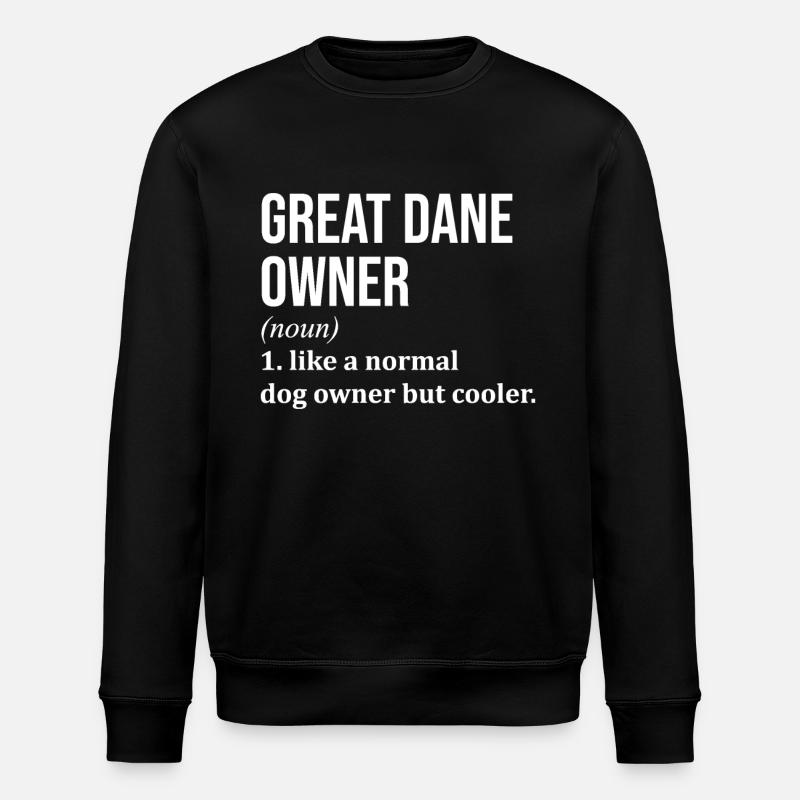 Great Dane - Stanley/Stella ROLLER Unisex Organic Sweatshirt - black