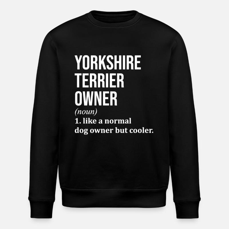 Yorkshire terrier - Sweat bio ROLLER Stanley/Stella Unisexe - noir