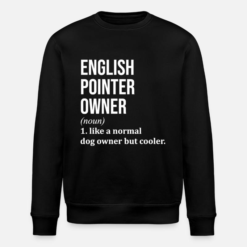 Pointer anglais - Sweat bio ROLLER Stanley/Stella Unisexe - noir