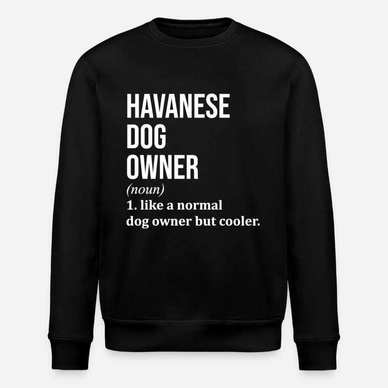 Havanese - Stanley/Stella ROLLER Unisex Organic Sweatshirt - black