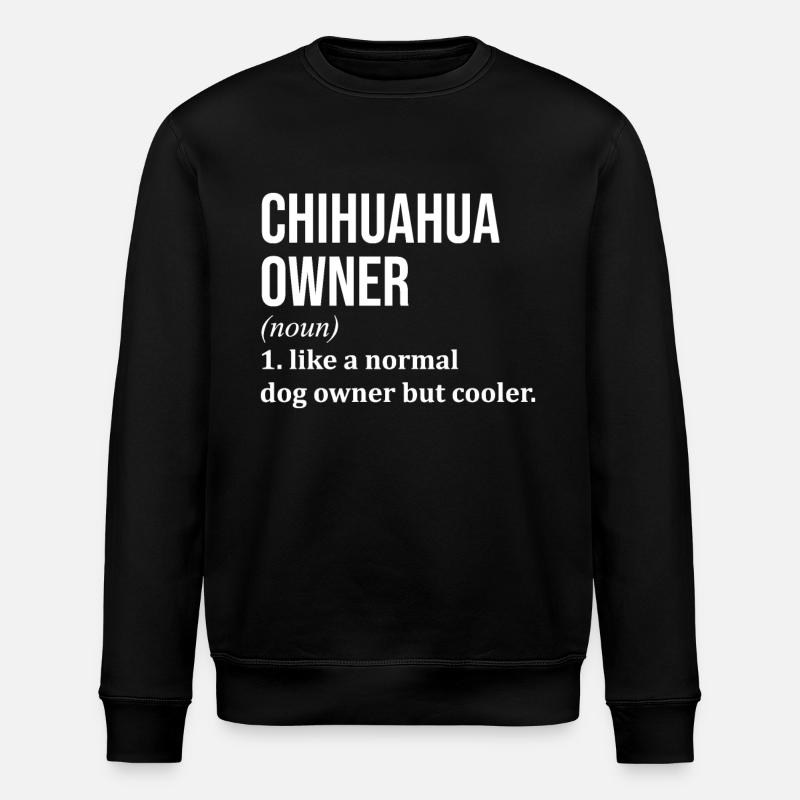Chihuahua - Stanley/Stella ROLLER Unisex Organic Sweatshirt - black