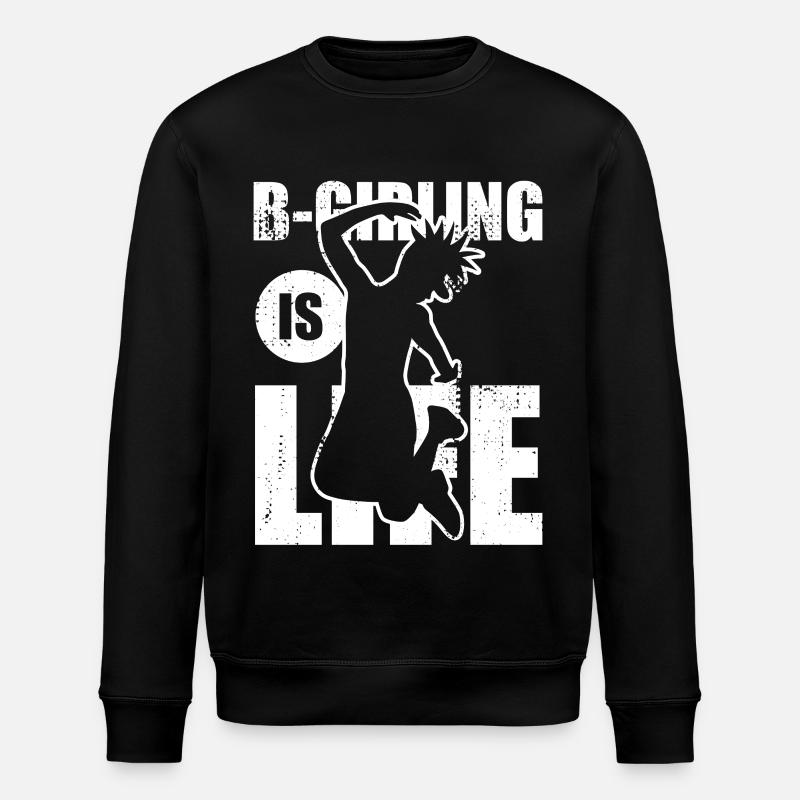 B Girling - Sweat bio ROLLER Stanley/Stella Unisexe - noir