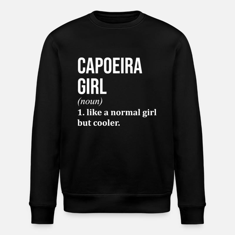 Capoeira - Stanley/Stella Unisex Bio-Sweatshirt ROLLER - Schwarz