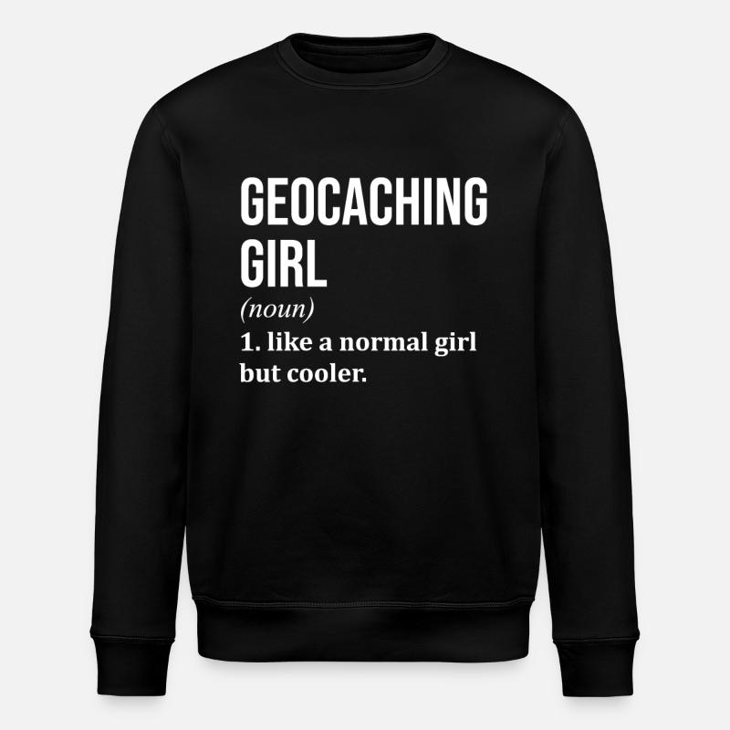 Geocaching - Stanley/Stella ROLLER Unisex Organic Sweatshirt - black