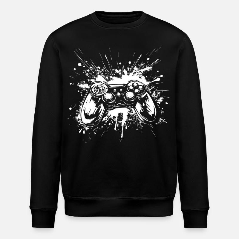 Game Controller - Stanley/Stella Unisex Bio-Sweatshirt ROLLER - Schwarz