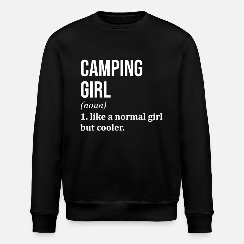 Camping - Stanley/Stella ROLLER Unisex Organic Sweatshirt - black