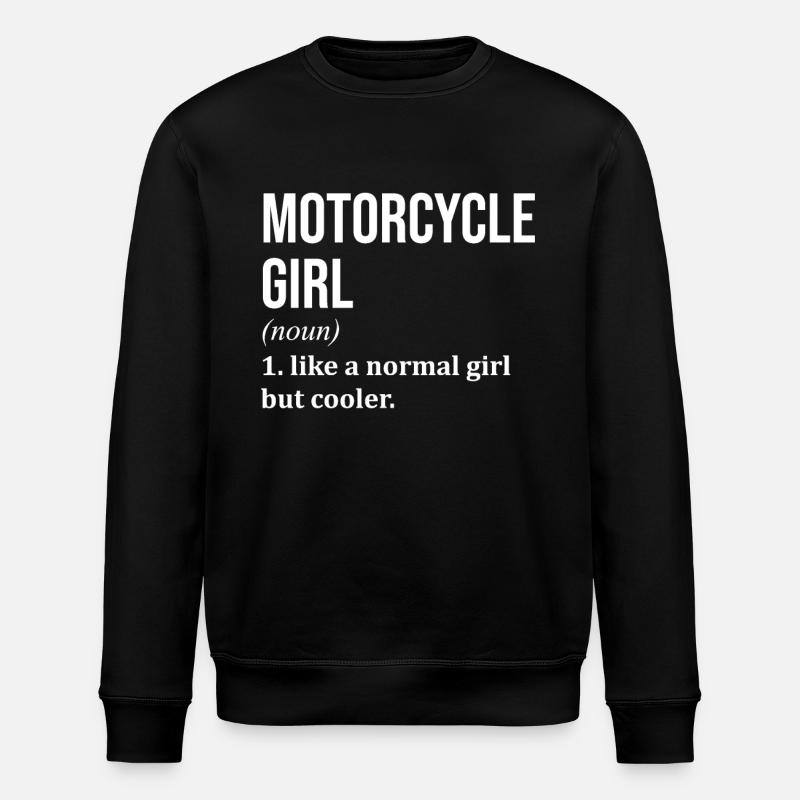 Motorcycle - Stanley/Stella ROLLER Unisex Organic Sweatshirt - black