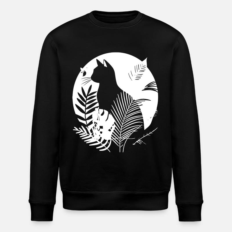 Illustration de chats - Sweat bio ROLLER Stanley/Stella Unisexe - noir