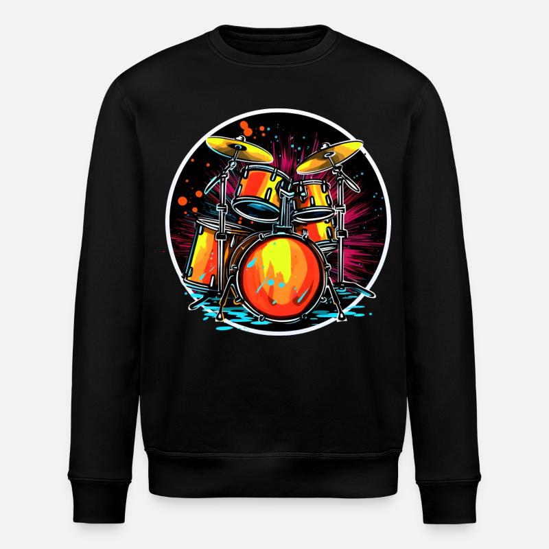 Portrait de piège - Sweat bio ROLLER Stanley/Stella Unisexe - noir