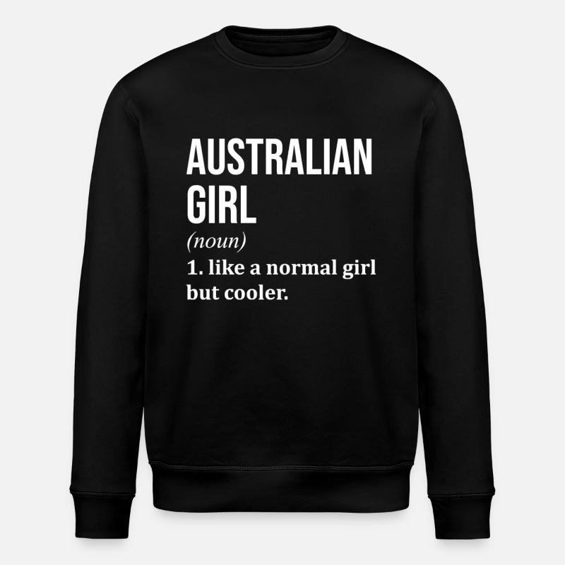 Australie - Sweat bio ROLLER Stanley/Stella Unisexe - noir