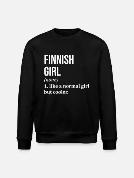 Finnland Finnland Finnland - Stanley/Stella Unisex Bio-Sweatshirt ROLLER - Schwarz