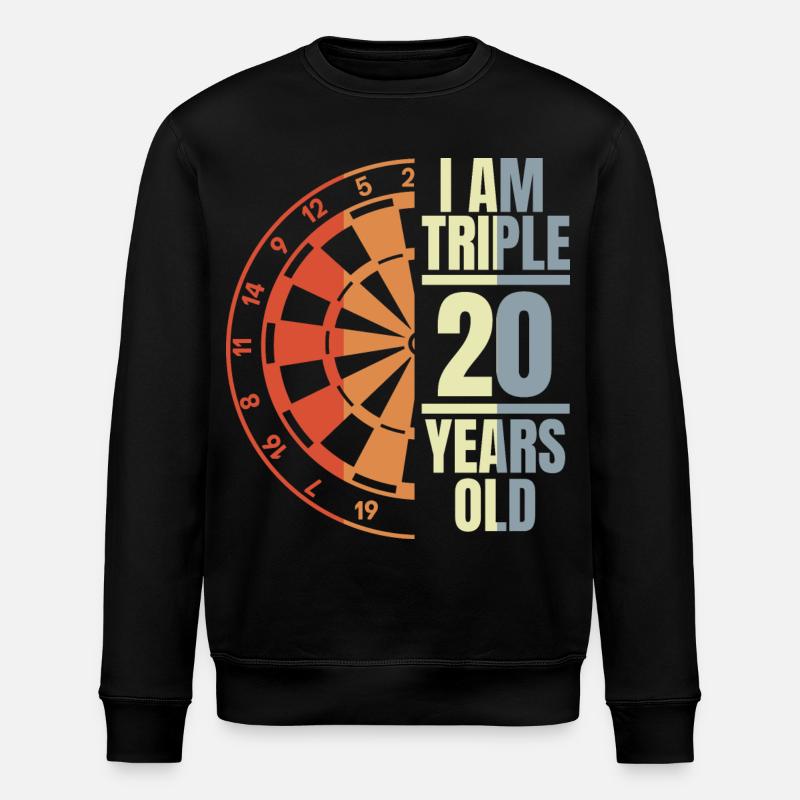 Dart Opa - Stanley/Stella Unisex Bio-Sweatshirt ROLLER - Schwarz