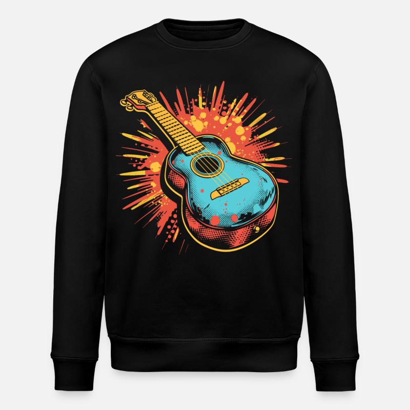 Graphiques pour ukulélé - Sweat bio ROLLER Stanley/Stella Unisexe - noir