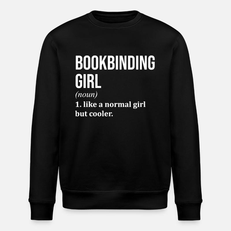 Bookbinding - Stanley/Stella ROLLER Unisex Organic Sweatshirt - black