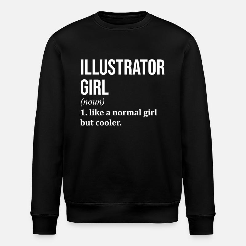 illustrateur - Sweat bio ROLLER Stanley/Stella Unisexe - noir