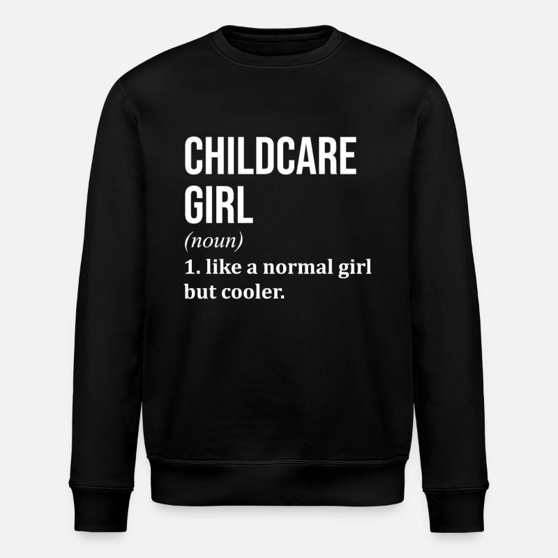 Garde d’enfants - Sweat bio ROLLER Stanley/Stella Unisexe - noir