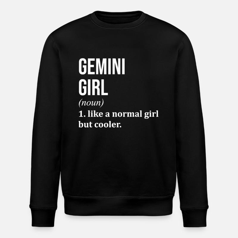 Gemini - Stanley/Stella ROLLER Unisex Organic Sweatshirt - black