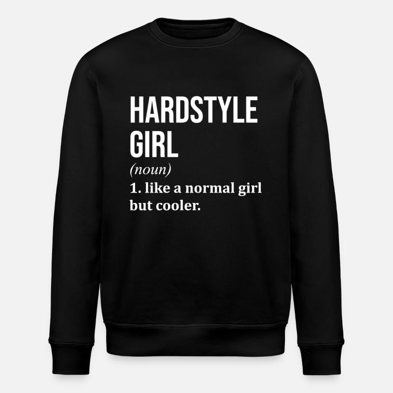 HARDSTYLE - Stanley/Stella Unisex Bio-Sweatshirt ROLLER - Schwarz