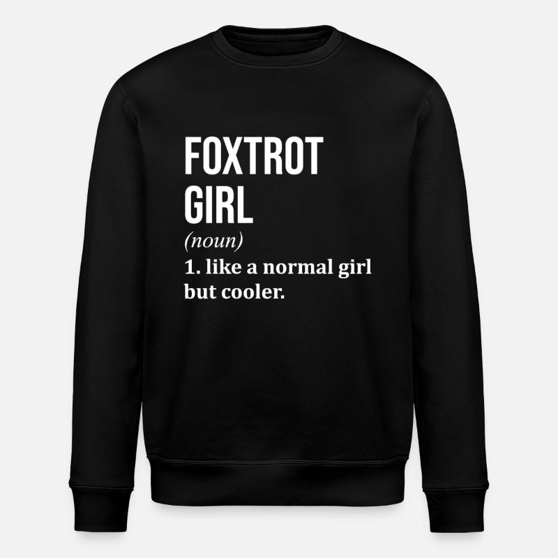 Foxtrot - Stanley/Stella ROLLER Unisex Organic Sweatshirt - black