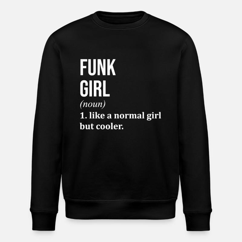 Funk - Stanley/Stella Unisex Bio-Sweatshirt ROLLER - Schwarz