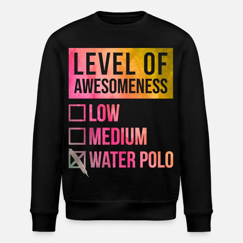 Wasserball - Stanley/Stella Unisex Bio-Sweatshirt ROLLER - Schwarz