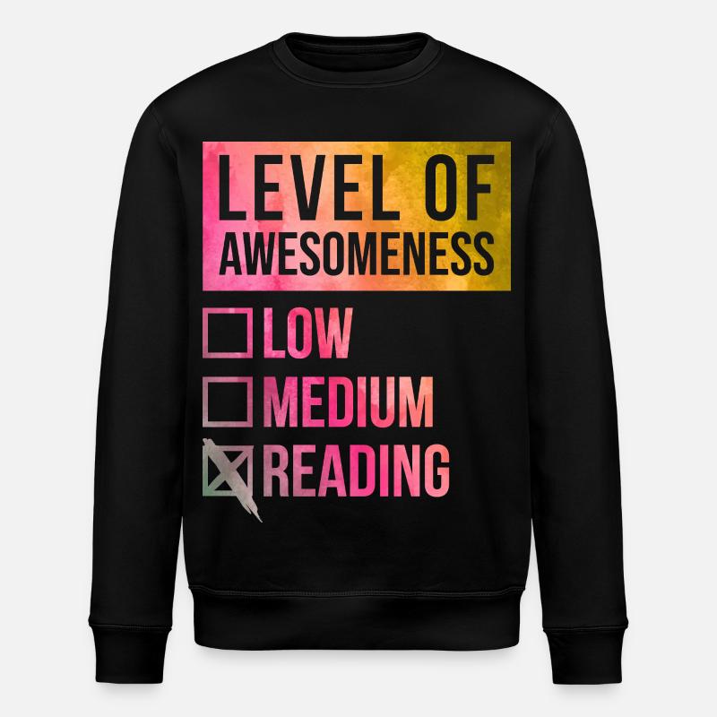 Lesen - Stanley/Stella Unisex Bio-Sweatshirt ROLLER - Schwarz