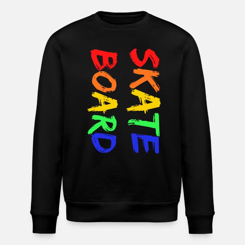 Skate - Stanley/Stella Unisex Bio-Sweatshirt ROLLER - Schwarz
