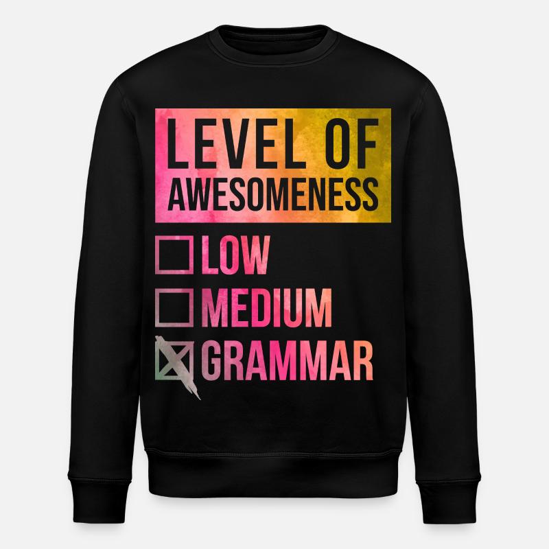 grammaire - Sweat bio ROLLER Stanley/Stella Unisexe - noir