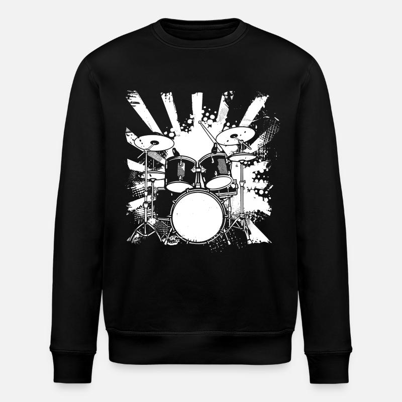 Dessin de piège - Sweat bio ROLLER Stanley/Stella Unisexe - noir